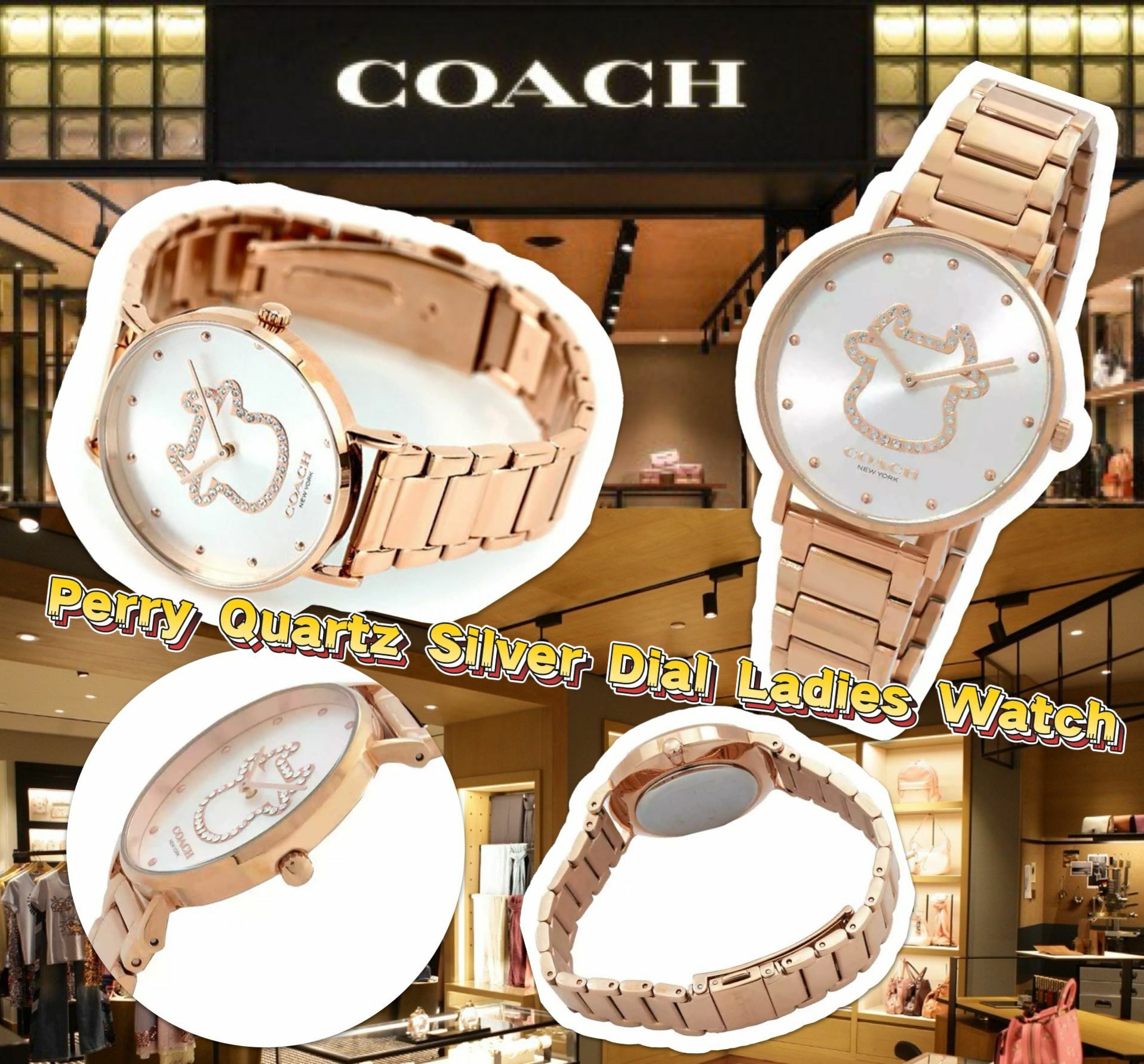 【預購】COACH Silver Dial G122715 女裝手錶