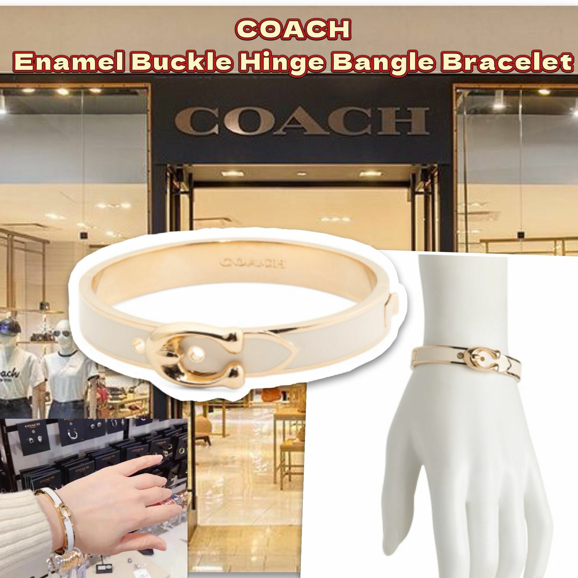 【預購】COACH Enamel G122719 手鐲