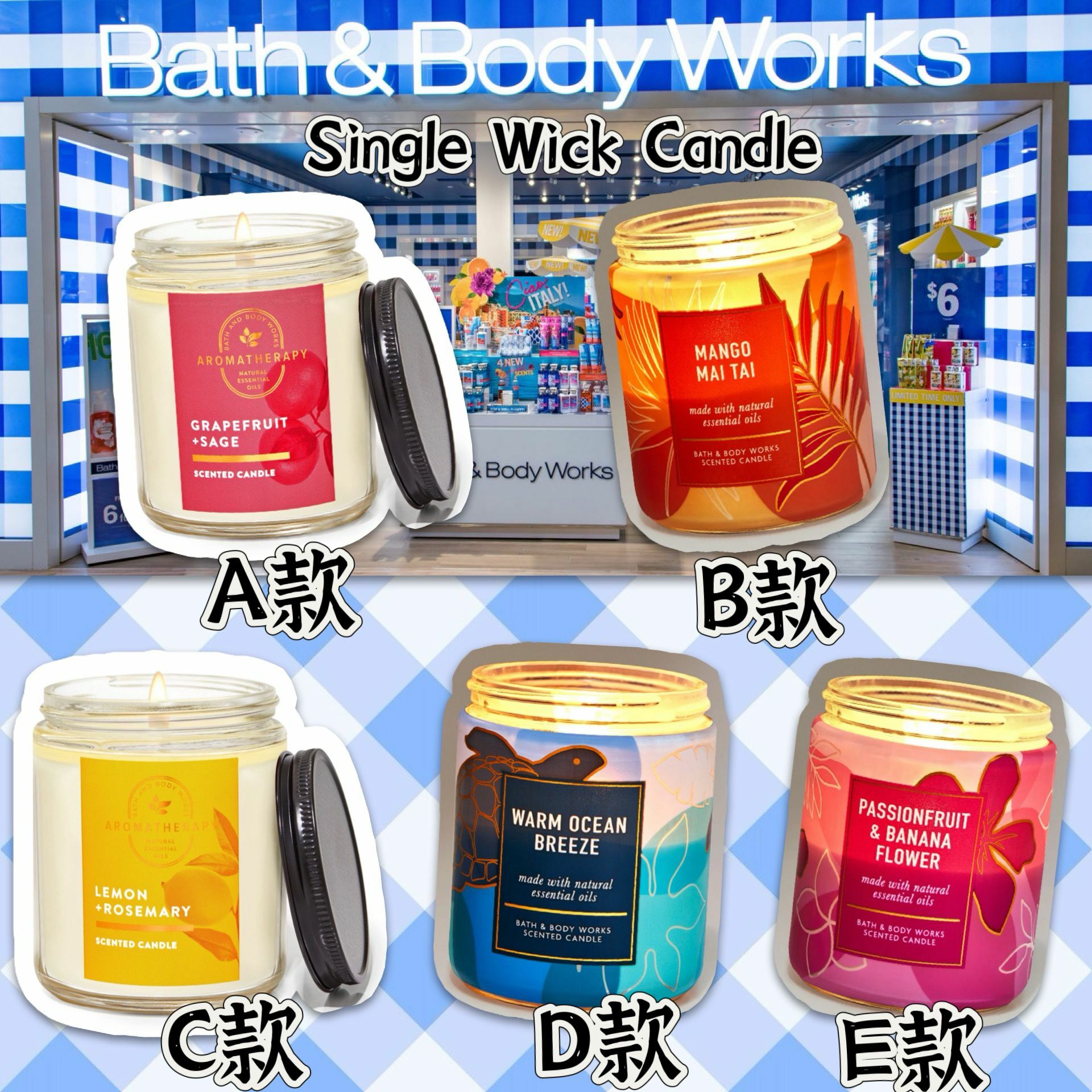 【預購】 Bath & Body Works G122729 香氛蠟燭 198 g