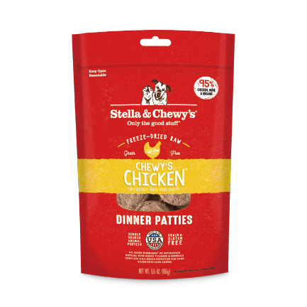 Stella Chewy's 凍乾生肉狗主糧 籠外鳳凰 (雞肉配方)