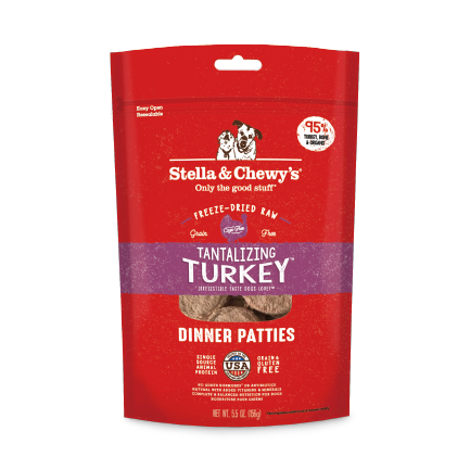 Stella Chewy's 凍乾生肉狗主糧 火雞誘惑 (火雞肉配方)