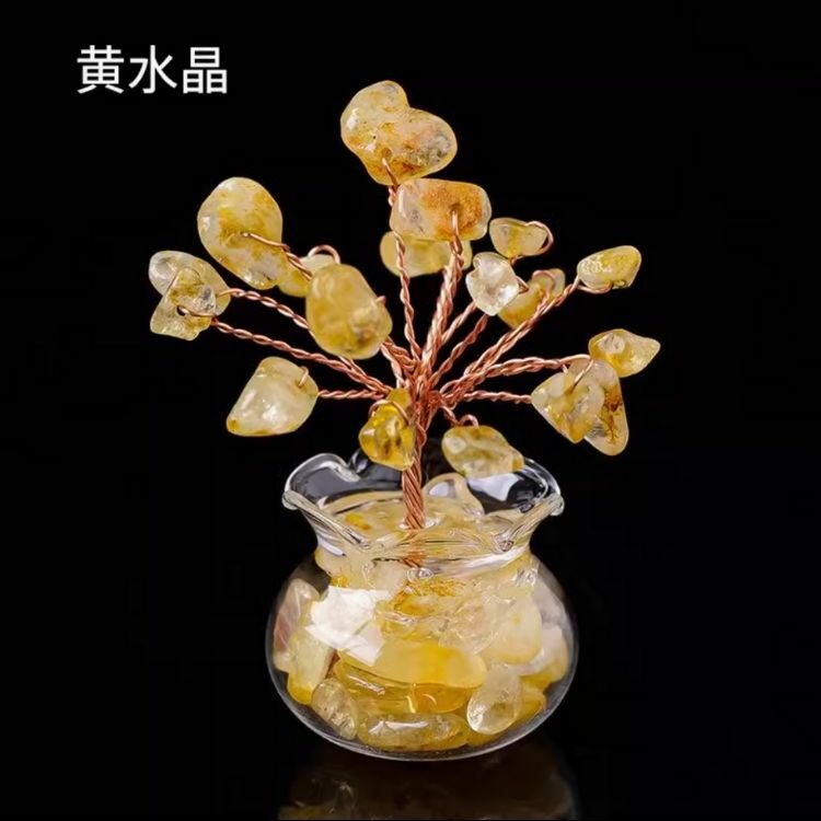招財樹｜旺運福氣黃水晶樹