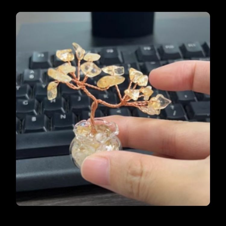 招財樹｜旺運福氣黃水晶樹