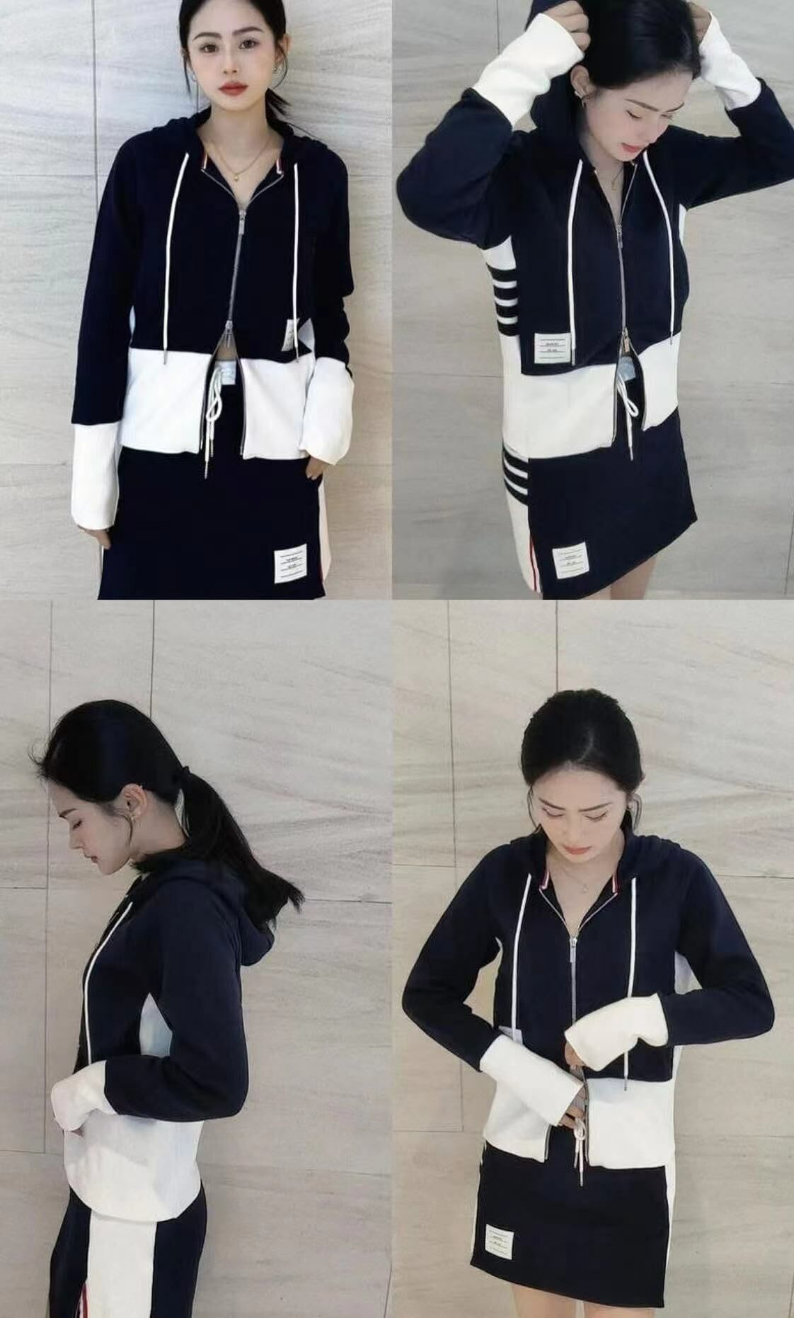 2025 年新款TB 拼接外套-M