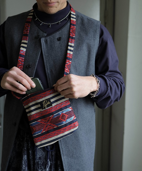 2024AW NEEDLES 小包 Mini Book Bag PE/C Native Jq 側背包 民族風 現貨 OT048