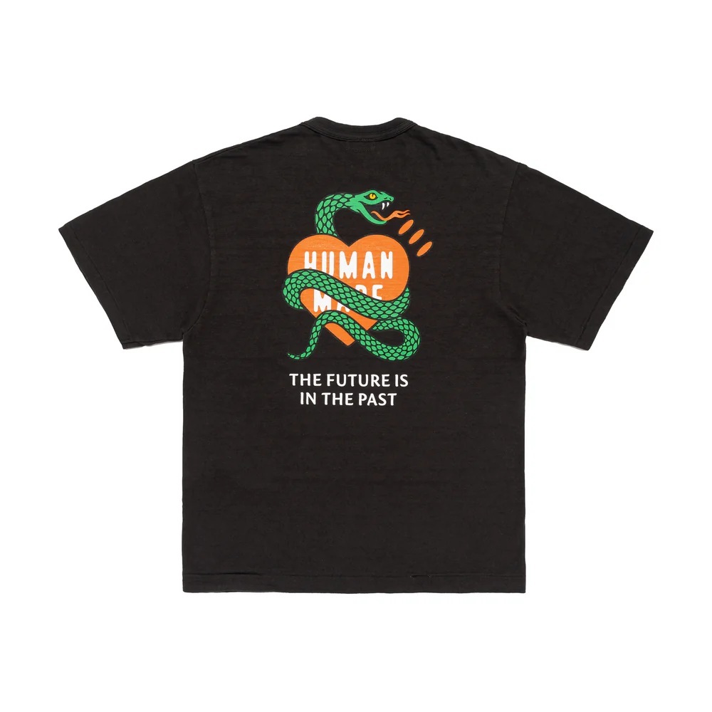 HUMAN MADE SNAKE GRAPHIC T-SHIRT - BLACK PRE ORDER ITEM (預訂中)