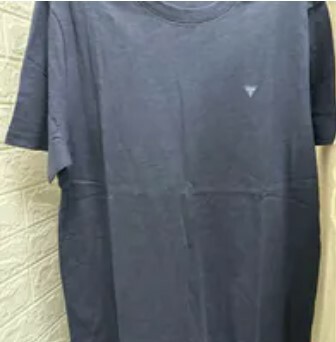 [S] GUESS COUPLE SLUB ROUND S/S T-SHIRT,NAVY, NO2KE433-NVY [FINAL SALE] (SGU596)