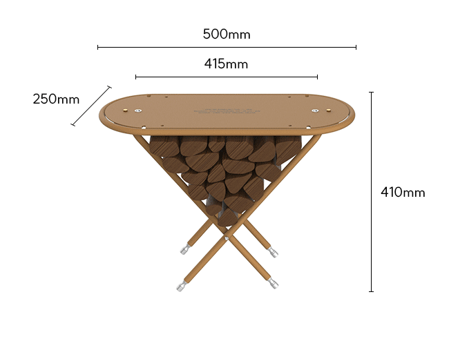 Comma Nine｜Daintree｜丹樹木柴邊桌｜黑銀
