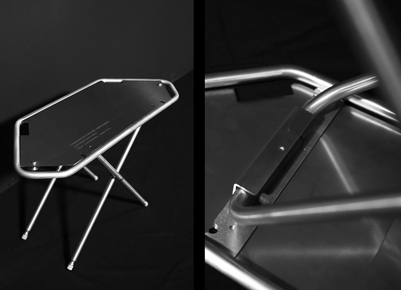 Comma Nine｜Lands 組合邊桌｜不鏽鋼