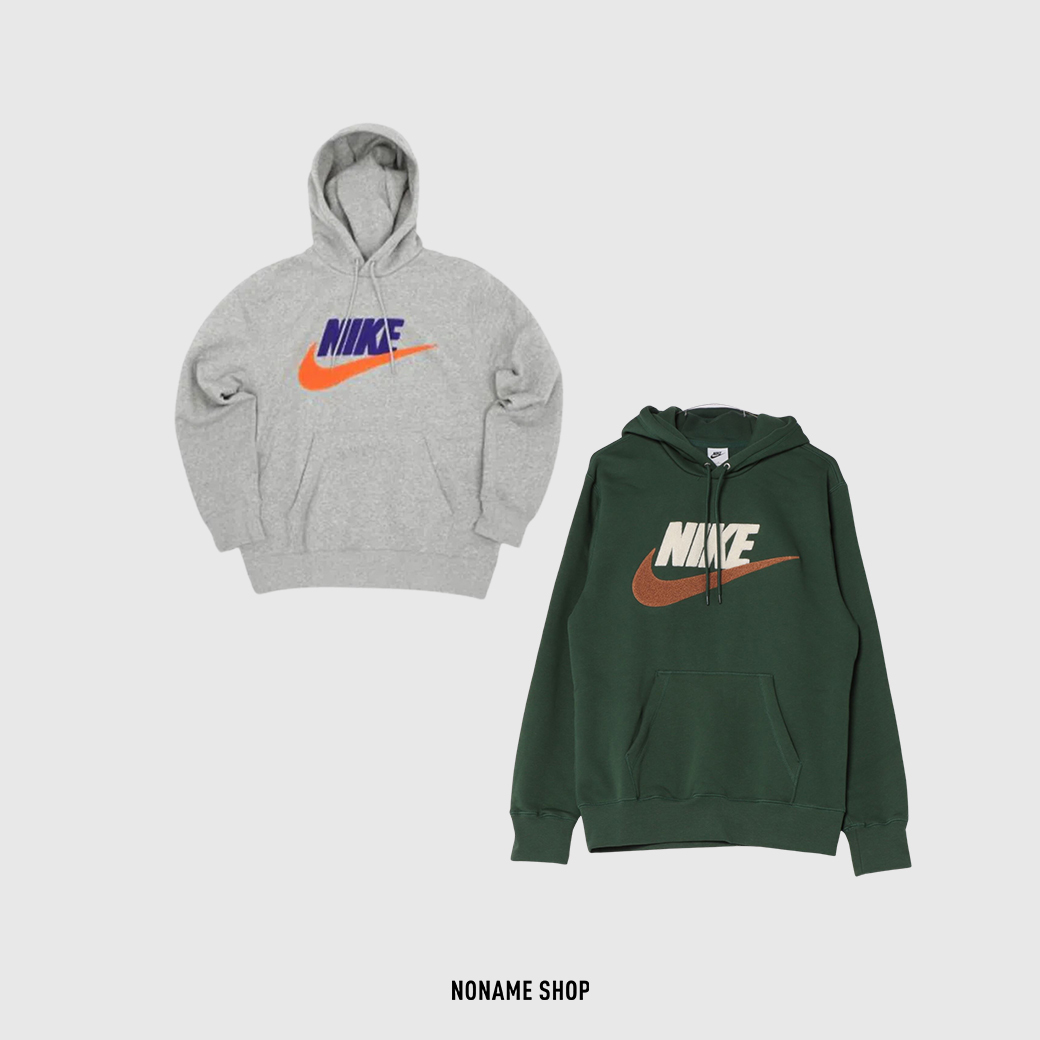 NIKE CLUB FLEECE 跳色 字勾 連帽 帽T (男款)
