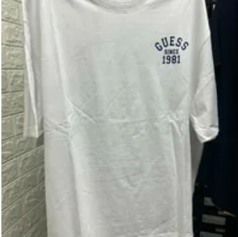 [S] GUESS SINCE 1981 PRINT ROUND NECK S/S T-SHIRT,WHITE, MO2K9436-WHT [FINAL SALE] (SGU618)