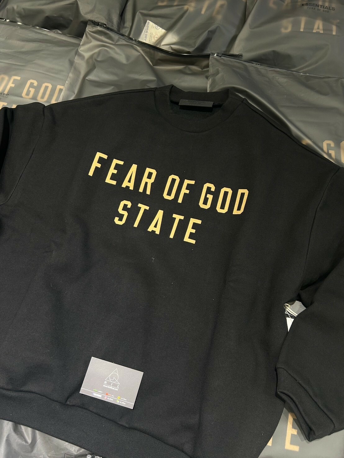 FOG Essentials 新款字體LOGO重磅衛衣 大學T FEAR OF GOD STATE