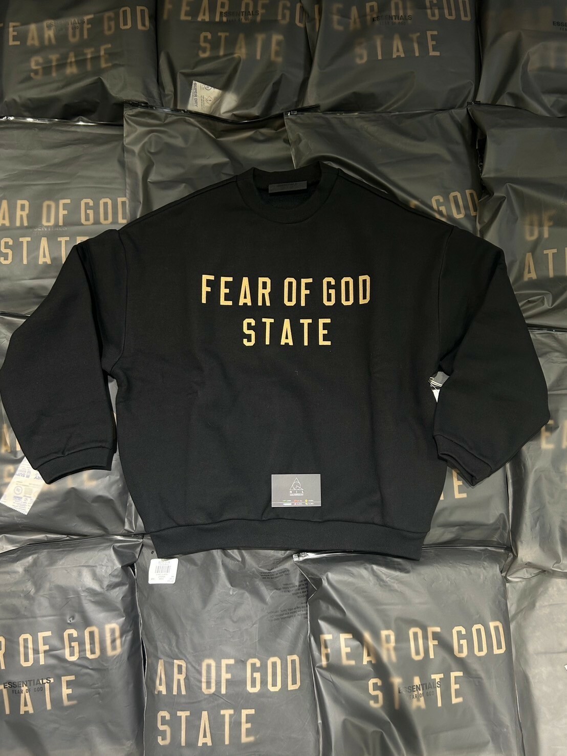 FOG Essentials 新款字體LOGO重磅衛衣 大學T FEAR OF GOD STATE