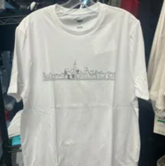 [IMPERFECTION] DKNY MEN'S DKNY CITYSPACE SKETCH TEE,WHITE, M3313023-WHT [FINAL SALE] (SDF1696)