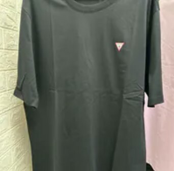 [S] GUESS SIDE LOGO T-SHIRT,BLACK, MO2K9480-BLK [FINAL SALE] (SGU622)