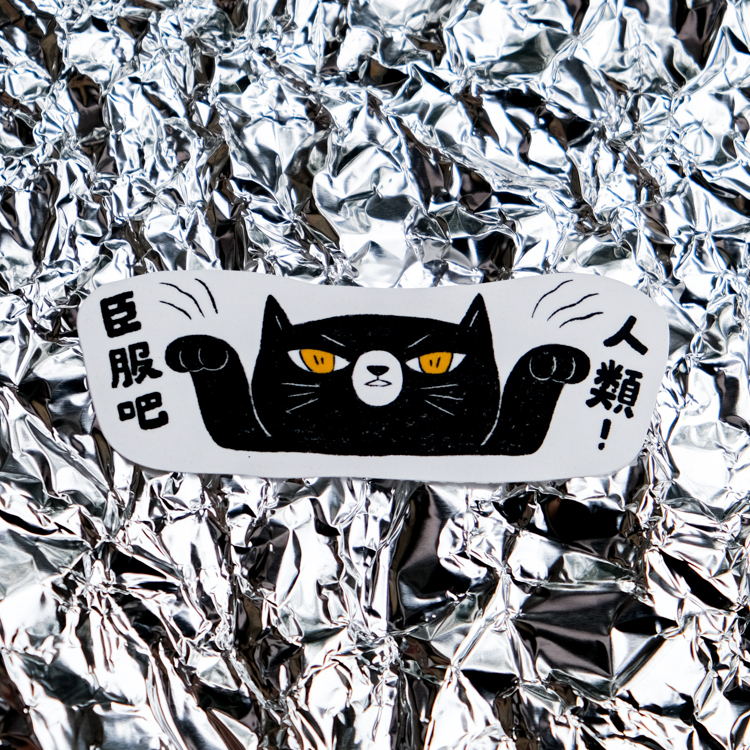 鳥控 bird cone｜防水貼紙｜臣服吧人類