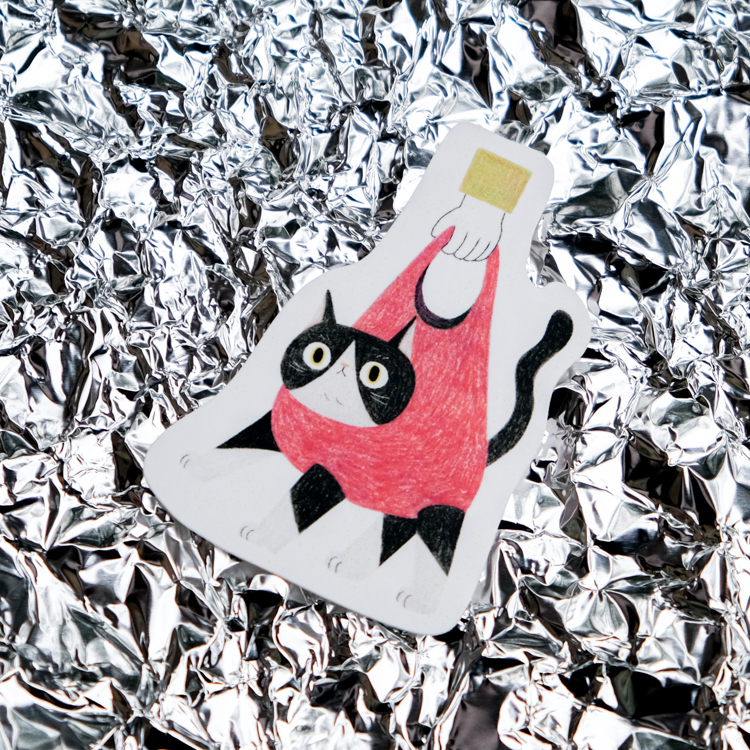 鳥控 bird cone｜防水貼紙｜提袋貓