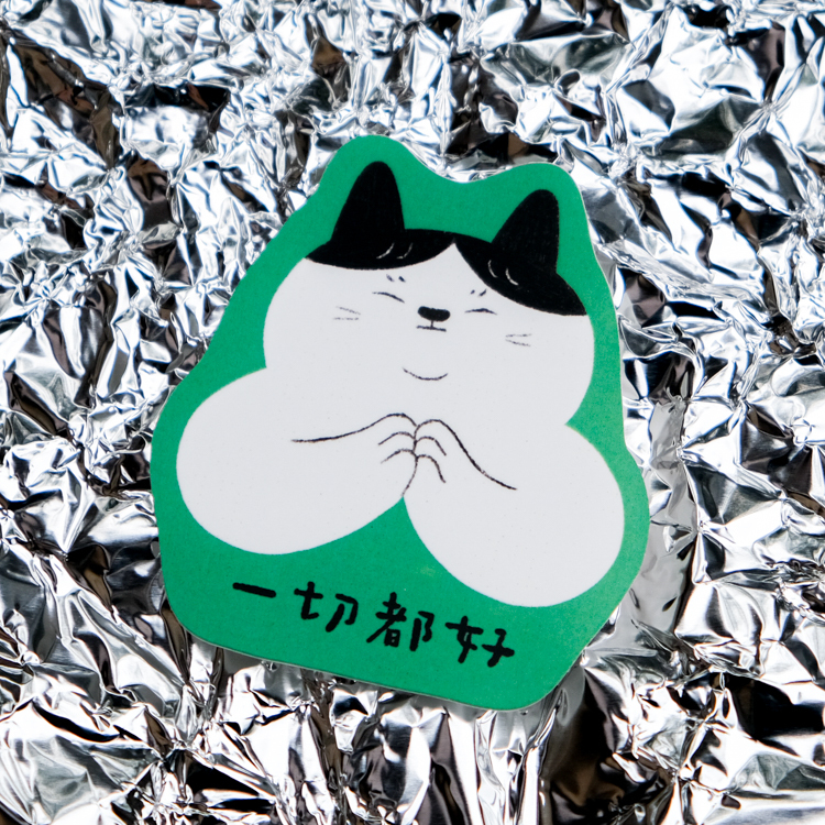 鳥控 bird cone｜防水貼紙｜一切都好