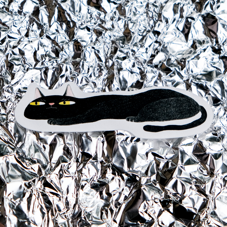 鳥控 bird cone｜防水貼紙｜一灘爛泥貓