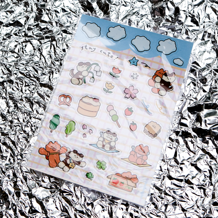Hoi ホーイ｜透明底圖鑑貼紙｜Stay Cute