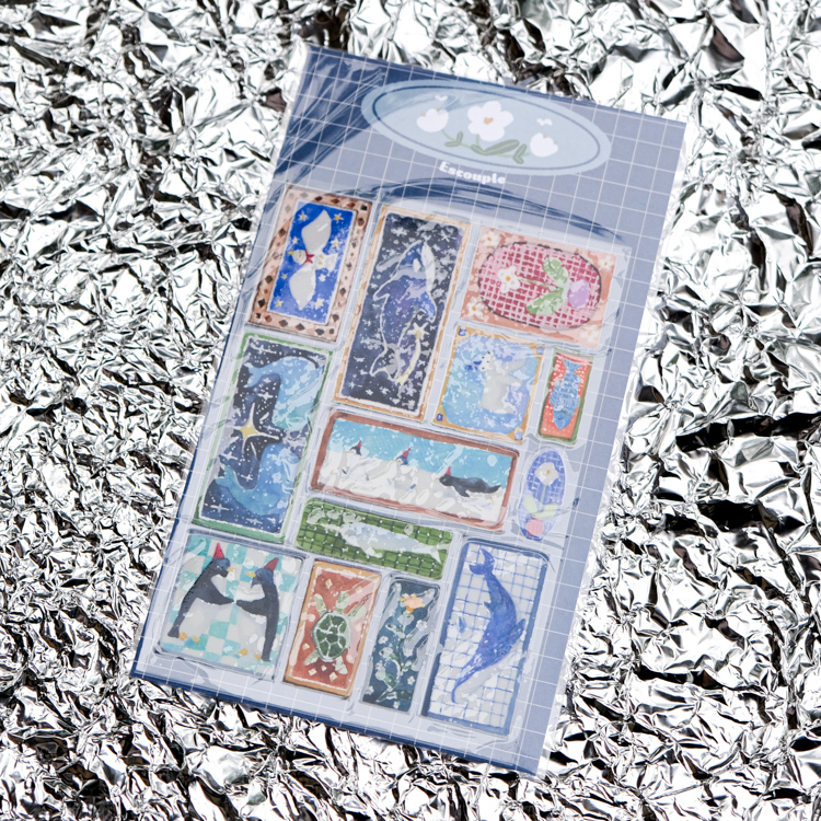 一氏夫婦 Escouple｜轉印貼｜海洋