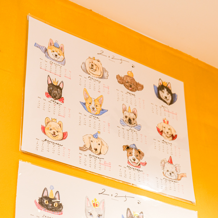 一氏夫婦 Escouple｜2025 年曆｜狗