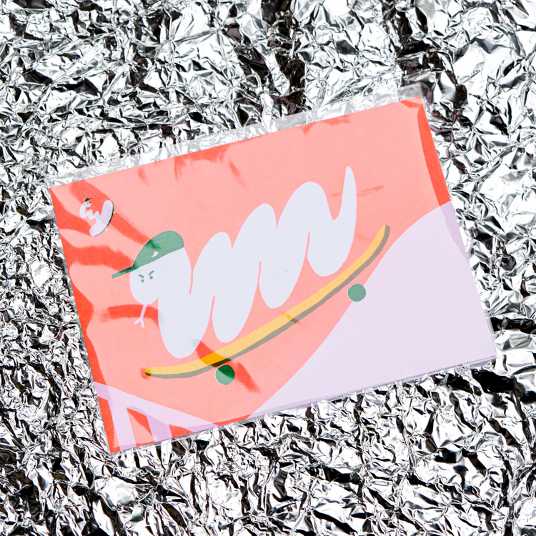 miii｜蛇蛇年賀卡｜GO FOR IT