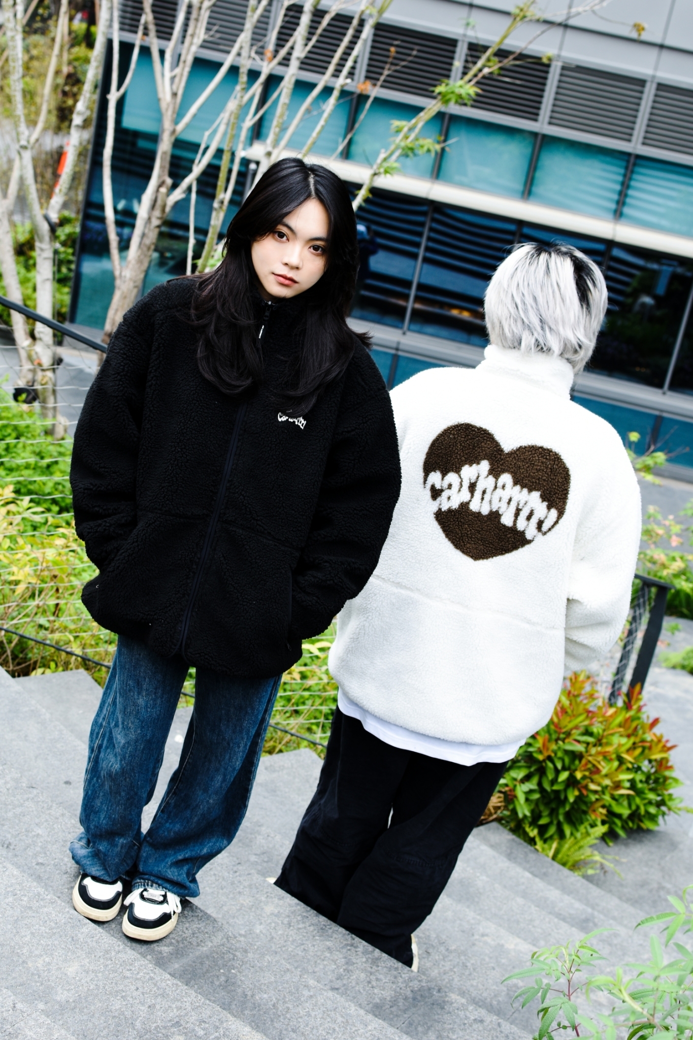 ☆ETW☆【EASY TO WEAR】CARHARTT WIP Amour Reversible Jacket 愛心 搖粒絨 雙面穿 外套
