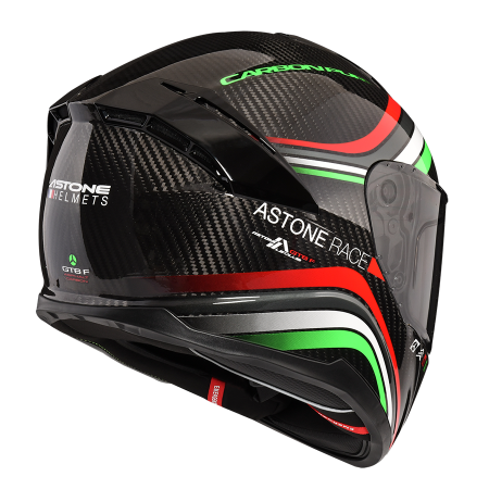 ASTONE GT6F 透明碳纖 YA1紅灰 輕量 彩繪 全罩式帽款