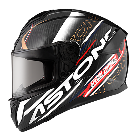 ASTONE GT6F 碳纖 YA3白 輕量 彩繪 全罩式帽款