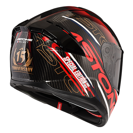ASTONE GT6F 碳纖 YA3紅 輕量 彩繪 全罩式帽款