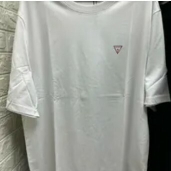 [S] GUESS SIDE LOGO T-SHIRT,WHITE, MO2K9480-WHT [FINAL SALE] (SGU628)