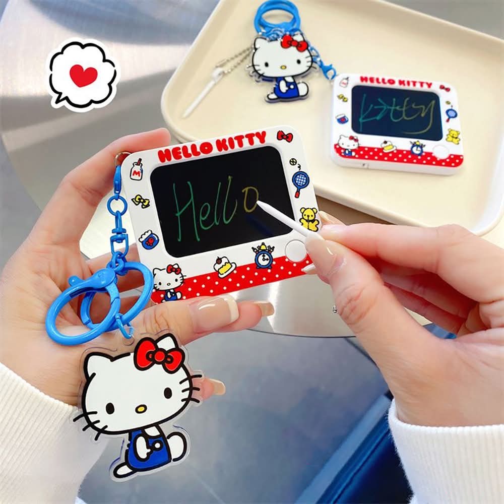HelloKitty便攜塗鴉寫字板鑰匙扣