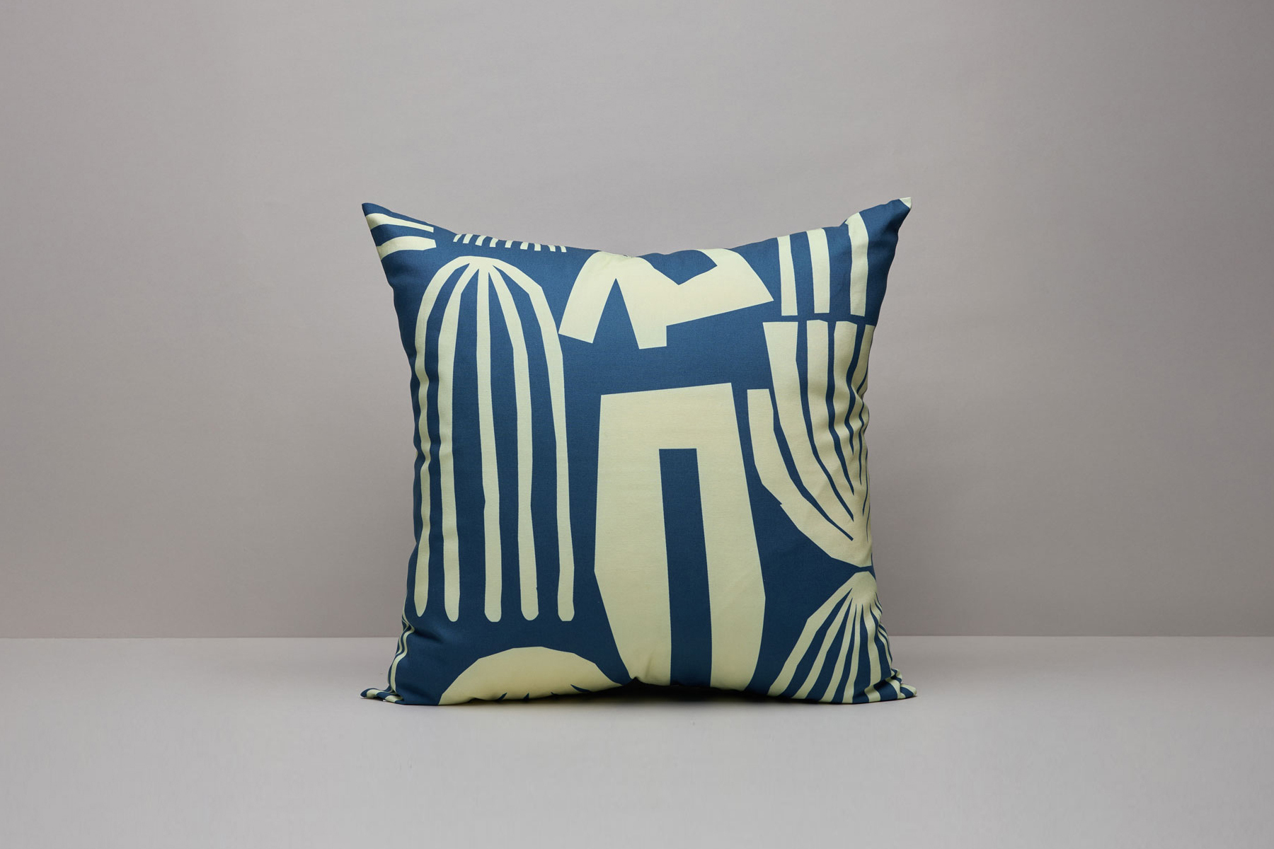 印花抱枕套 / 米克斯藏青