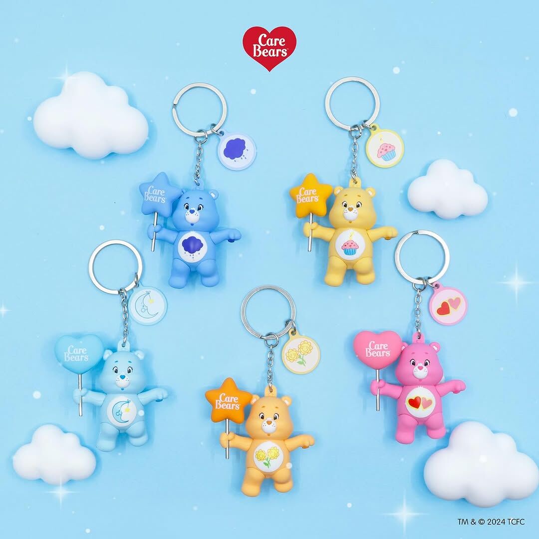 🇹🇭 CARE BEARS 彩虹熊 天空漫遊系列 立體吊飾 鑰匙圈 / 預購
