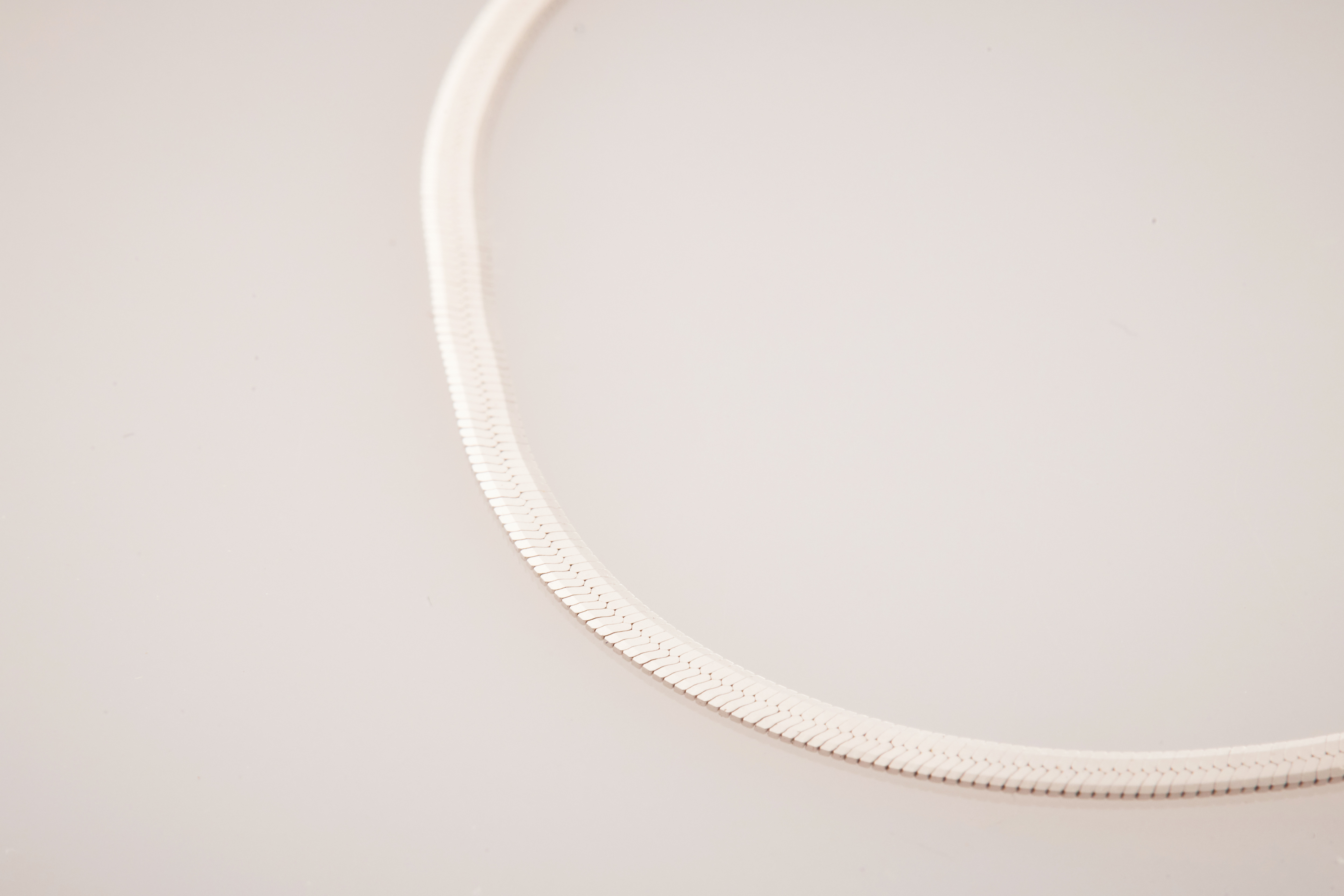 B272 | 純銀蛇鏈素鍊