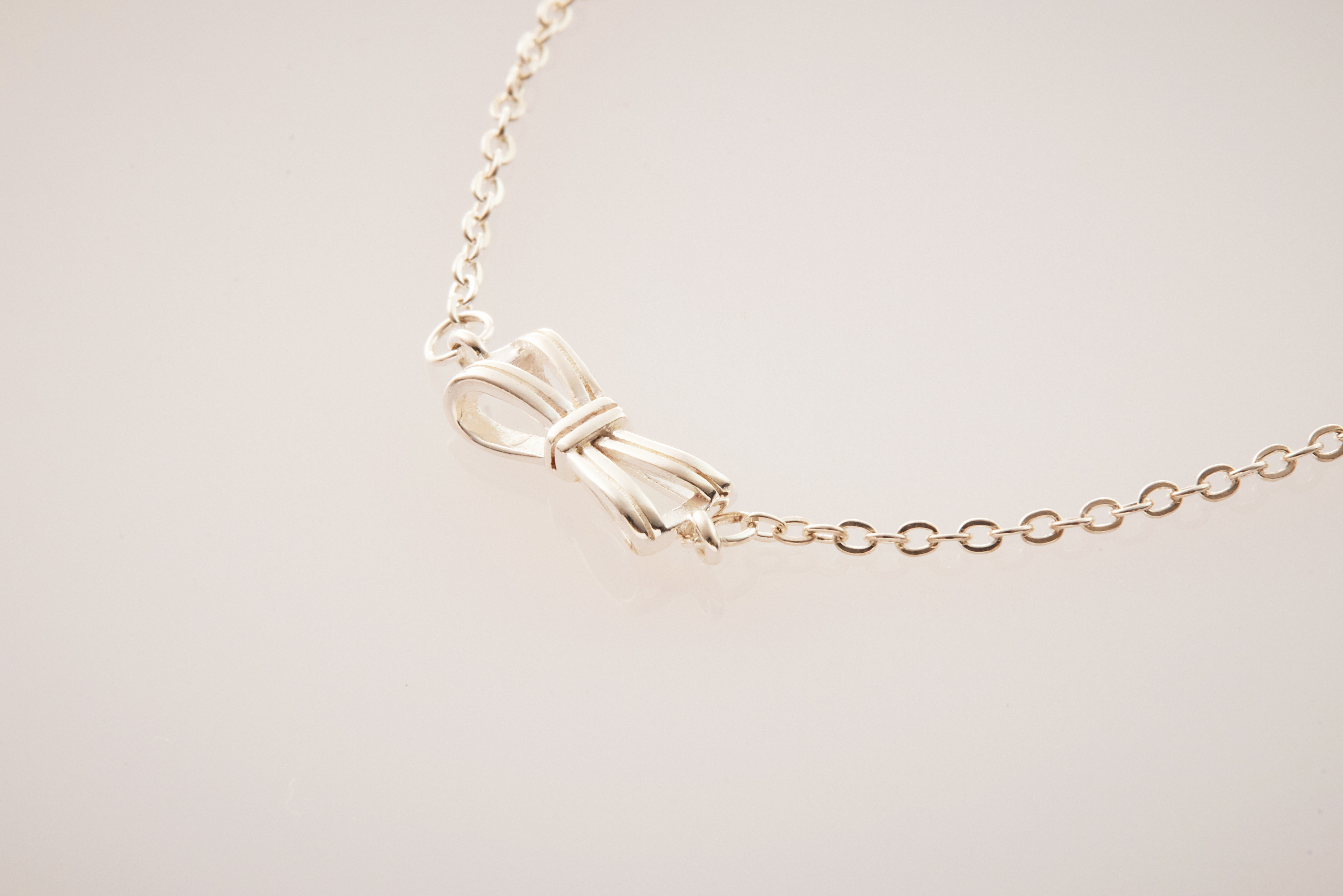 B328  |純銀蝴蝶結手鍊