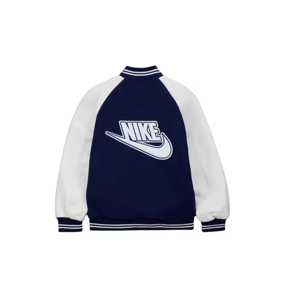 NIGO x Nike AS NRG Varsity Jacket Navy 棒球外套 海軍藍 聯名款 FV5671-492