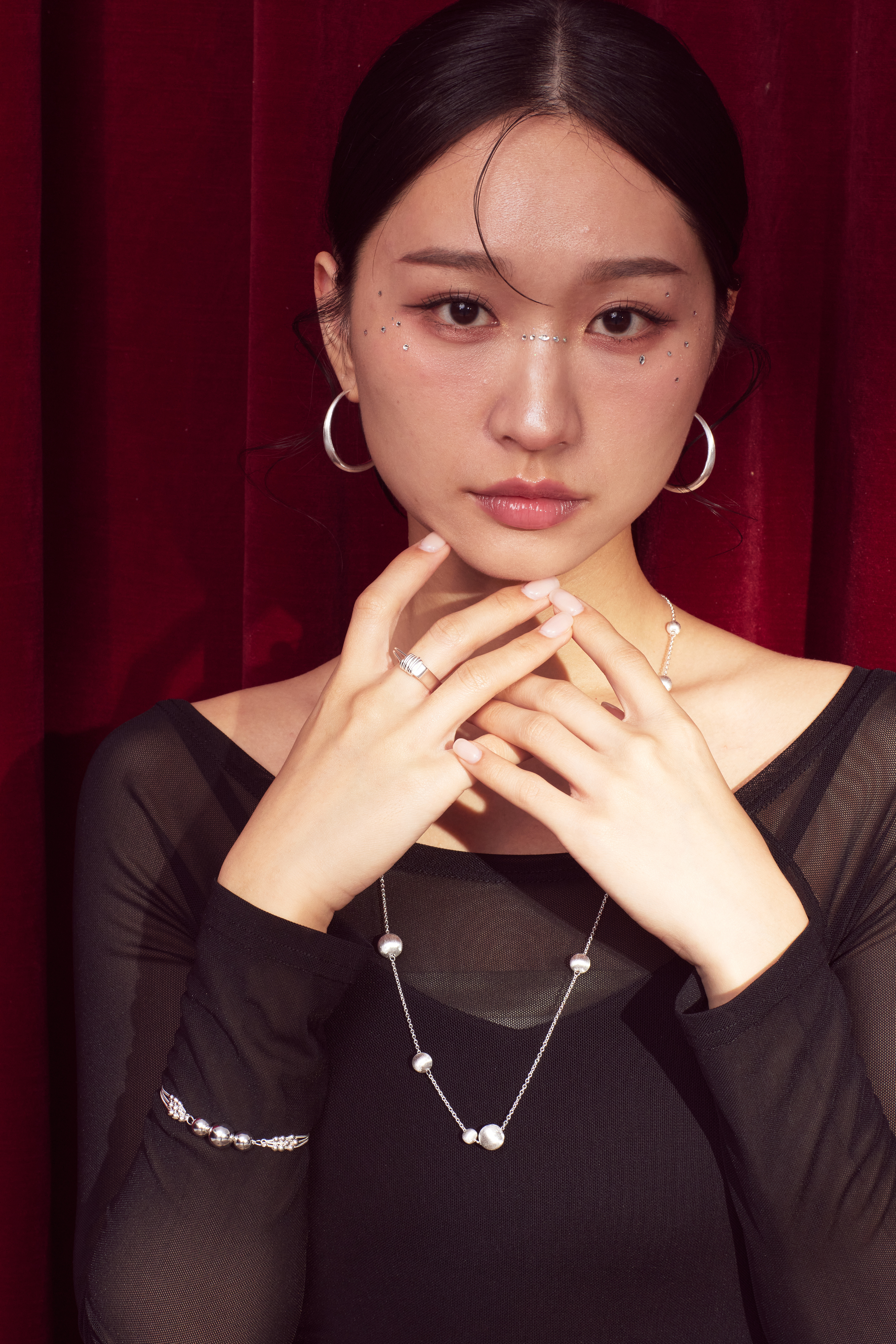 R926  |純銀迴紋針方形戒指