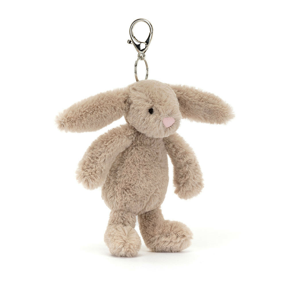 JELLYCAT Bashful Beige Bunny Bag Charm (2025 Edition)
