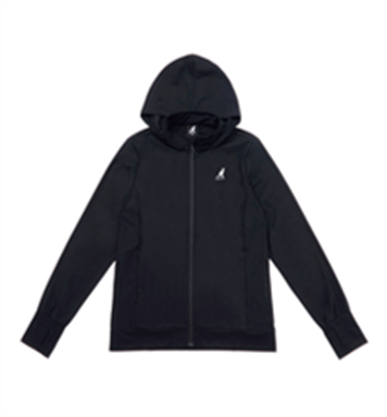 [TW] Kangol WOMEN'S SUN PROTECTION HOODED JACKET,BLACK, 64223401-20 BLACK (TKG34)