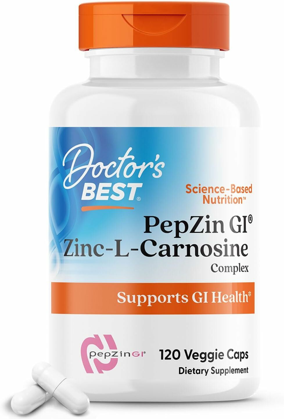 [預購] PepZin GI® 鋅肌肽複合物 120粒 Doctor's Best Zinc Carnosine