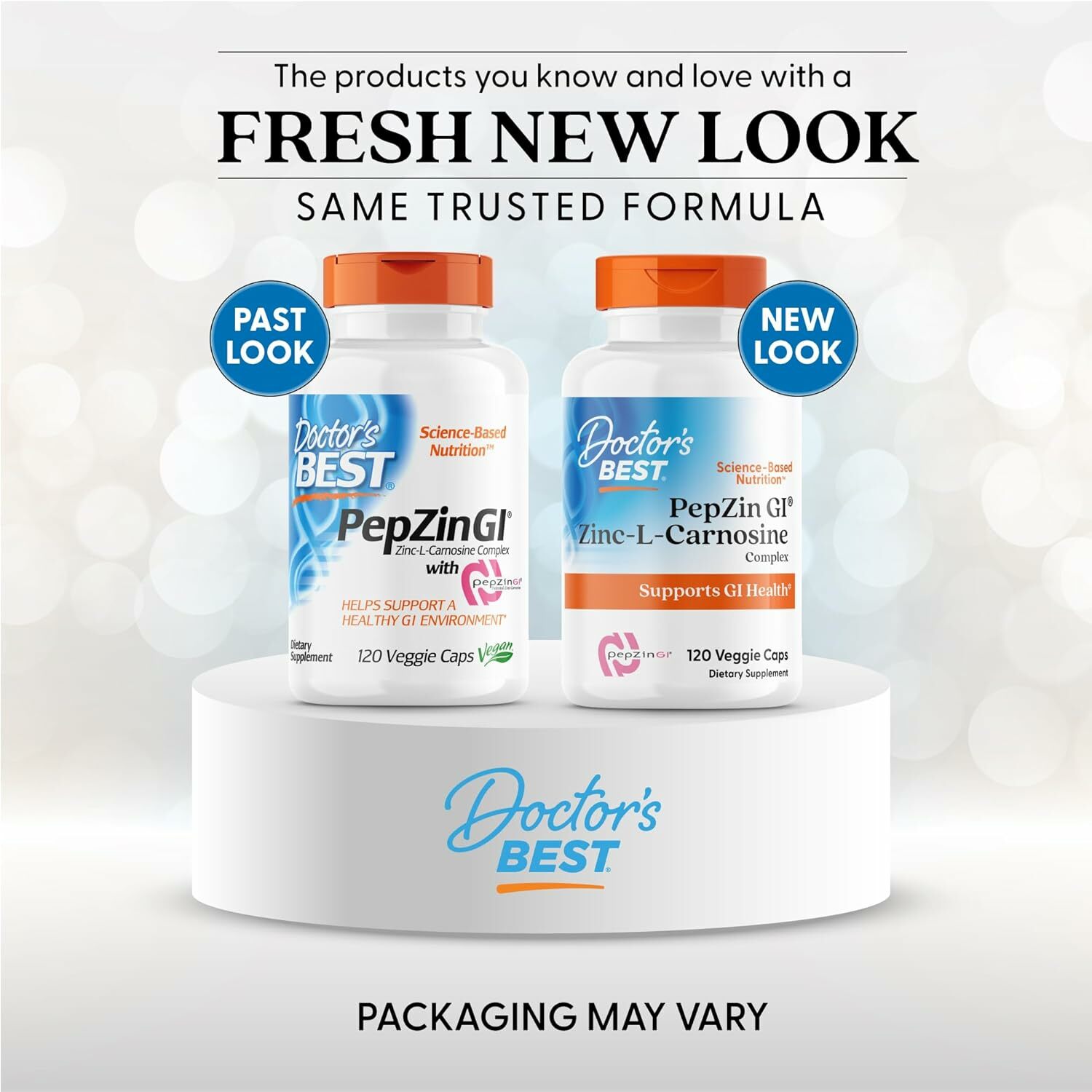 [預購] PepZin GI® 鋅肌肽複合物 120粒 Doctor's Best Zinc Carnosine