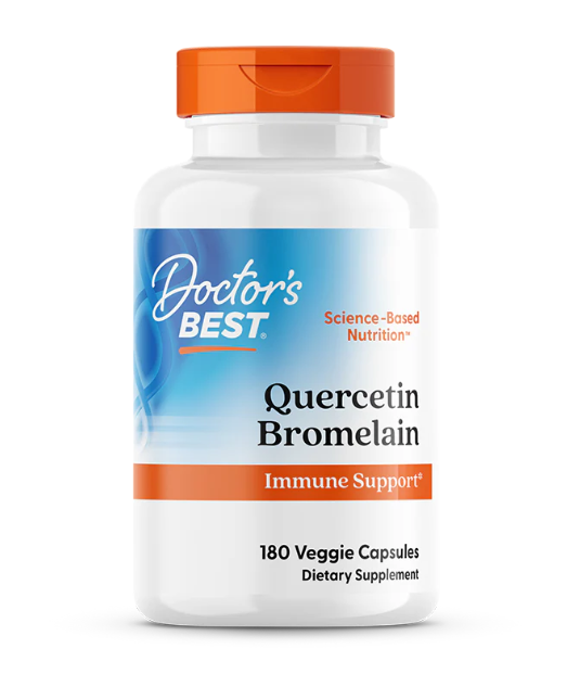 [預購] 槲皮素 鳳梨酵素 180粒 Doctor's Best Quercetin Bromelain