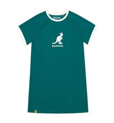 [TW] Kangol WOMEN'S CASUAL DRESSES,GREEN, 62221582-73 GREEN (TKG54)