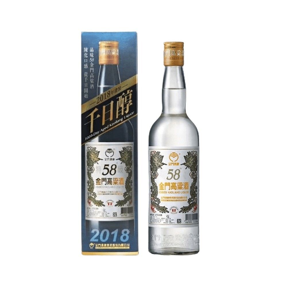 金門高粱58度 2018年千日醇 750ml