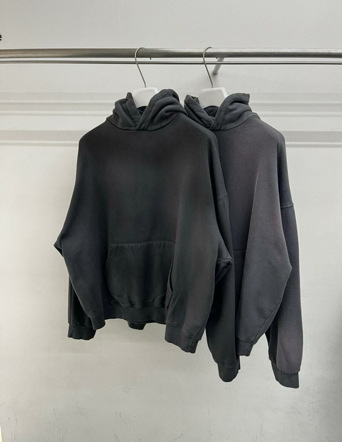 仿污連帽衛衣 WELL DONE-107T