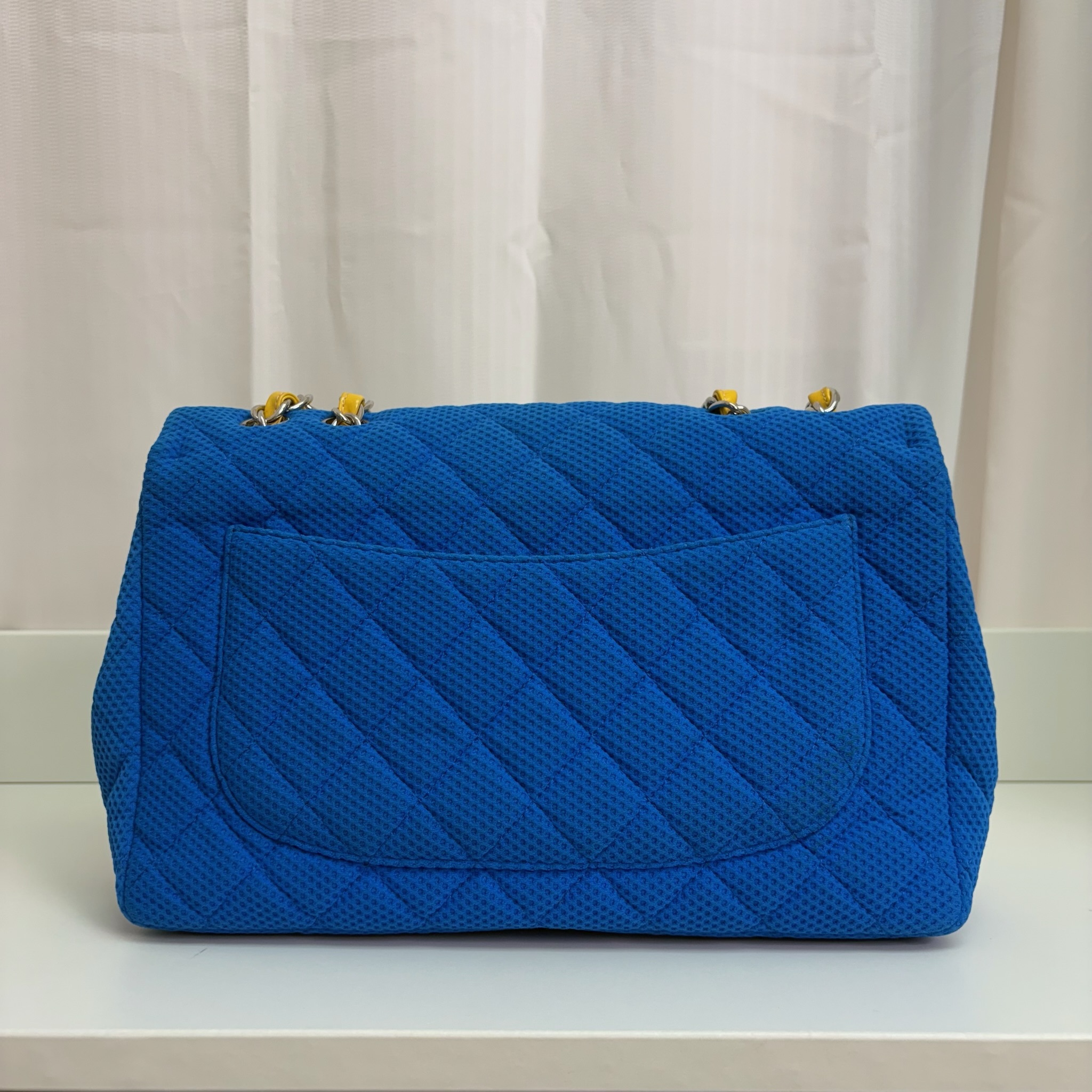 Chanel Matelasse 30 Coco Mark Handbag - Blue / Shw