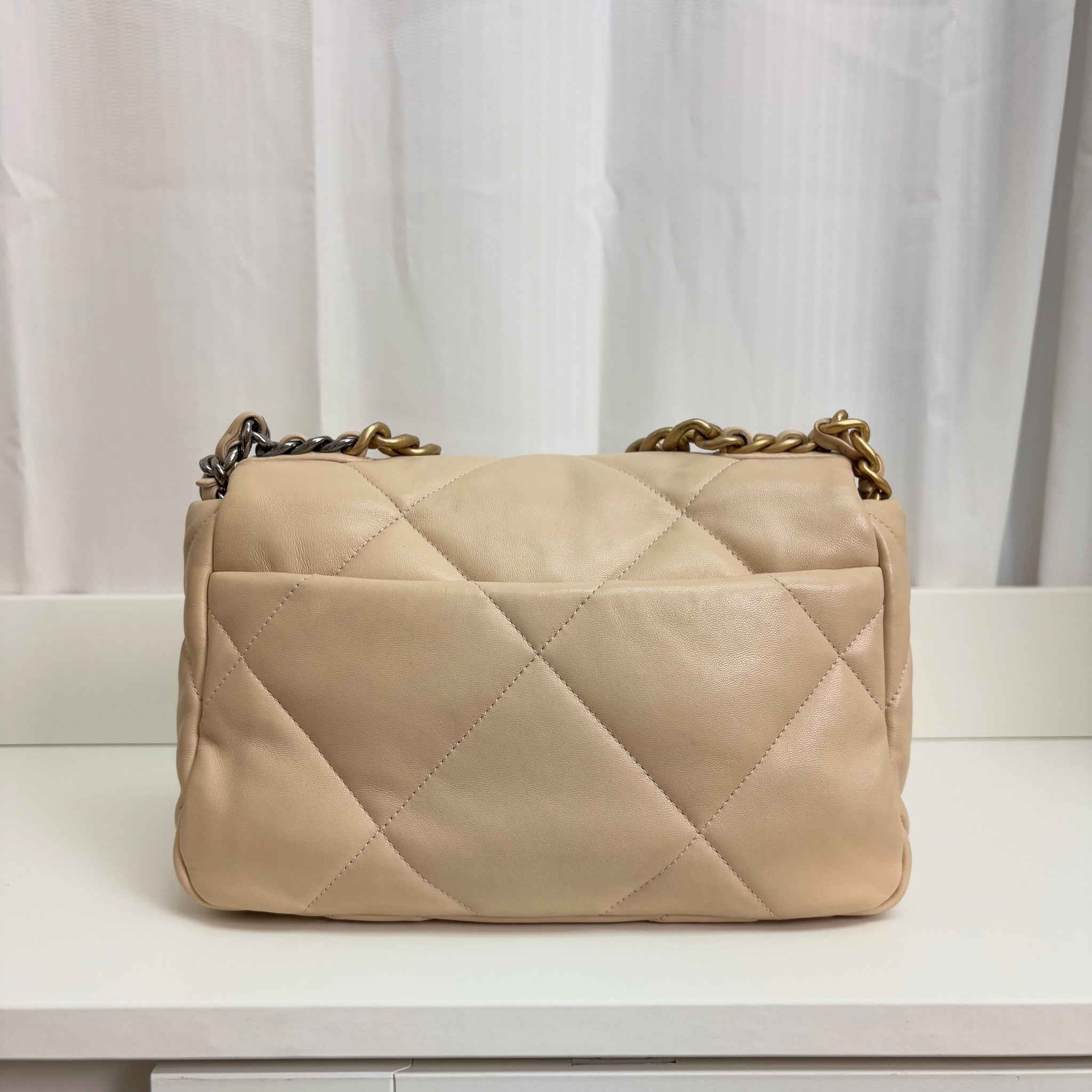 Chanel 19 Handbag - Beige / Ghw&Shw