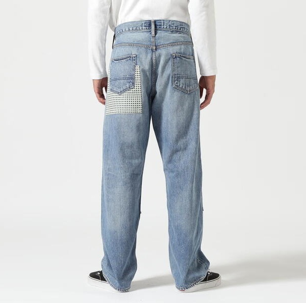 FDMTL JAPAN CLASSIC STRAIGHT DENIM CS119 *CUSTOM MADE EDITION - LT.INDIGO PRE ORDER ITEM (預訂中)